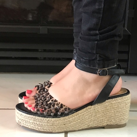 LEOPARD WEDGES - Picture 7 of 10